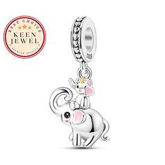 Celebrate the nurturing bond and strength of motherhood with our "Mama Elephant Charm." Made from high-quality 925 sterling silver, this charming piece is designed to perfectly fit your Pandora Moments bracelet, symbolizing the gentle, protective nature of a mother elephant and her unbreakable connection to her family. The "Mama Elephant Charm" is intricately crafted, showcasing a beautiful elephant design that embodies grace, wisdom, and maternal love. The detailed depiction of the mama elephan Pandora Charms Elephant, Pandora Moments Bracelet, Mother Elephant, Charms For Pandora Bracelet, Beautiful Elephant, Bracelet Pandora, Mama Elephant, Sterling Silver Charms, Pandora Bracelet Charms