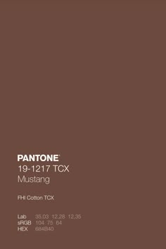 pantone's 11 - 1217 tcx mustang phil cotton tox