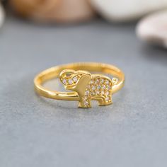 ★ 14K Solid Gold Elephant Ring, 925 Sterling Silver Elephant Ring, Minimalist Ring, Stackable Ring, Mother's Day Gift, Valentine's Day Gift ★ ★ IMPORTANT SHIPPING & PRODUCTION DETAILS!! ★ RINGS: All rings are made to order at the selected size requested during checkout. I do not use a formula to determine ring sizing for wide bands (Unless noted within the listing) so if you select a size 6 and purchase 8-10 rings each ring will rest at the US ring size 6. All rings made at US ring sizes though Buy Gold And Silver, Elephant Ring, Silver Elephant, Gold Elephant, Silver Elephants, Gold And Silver Rings, Elephant Design, Ring Minimalist, Minimalist Ring