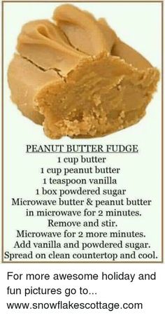 peanut butter fudge recipe with instructions