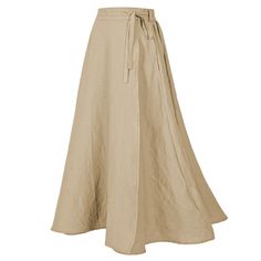 PRICES MAY VARY. Plus Size Linen wrap Skirt is made of the Linen cotton fabric, more stylish and comfortable to wear. Package includes:1 Plus Size Linen Wrap Skirt Classic Style:Linen Wrap around Skirt has a tie wrap closure, and two functional sides pockets. Occasion:The A line Linen Maxi skirt suits for casual daily wear,beach, vacation, wedding, renaissance,victorian theme party, halloween cosplay, etc. Cold hand wash, do not tumble dry, using mild soap,no bleach.Please refer to our size char Victorian Theme, Linen Skirts, Casual Maxi Skirt, Maxi Skirt Vintage, Linen Wrap Skirt, Skirts Casual, Skirt Patterns, Vacation Wedding, Skirt Images