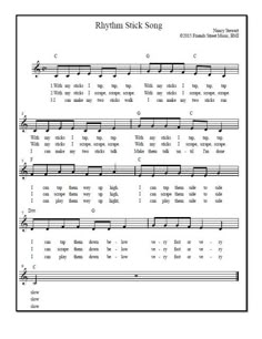 sheet music with the words elyhan stick song