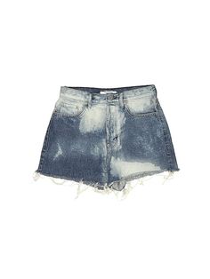 PacSun Denim Shorts Size: 25 Bottoms - used. 100% COTTON | PacSun Denim Shorts: Blue Bottoms - Size 25 Acid Wash Denim Mid-rise Bottoms, High Waist Blue Grunge Bottoms, Grunge High Waist Blue Bottoms, Grunge High-waist Blue Bottoms, Ripped Cotton Bottoms In Washed Blue, Washed Blue Ripped Relaxed Fit Bottoms, Relaxed Fit Ripped Washed Blue Bottoms, Summer Cotton Cutoff Jeans, Light Wash Cotton Grunge Bottoms