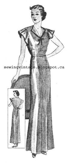 an old fashion illustration of a woman in a dress