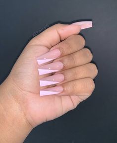 Unghie Sfumate, Short Square Acrylic Nails