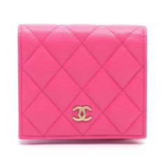 Used Chanel Matelasse Classic Small Wallet Bi-Fold Caviar Skin (Grained Calfskin) Women's Pink Ap3178 (Sku: Gzl14ttf) === General === Brand : Chanel Line : Matelasse Model : Ap3178 === Design === Type : Wallet (Bi-Fold) Gender : Women Material : Caviar Leather Color : Pink === Size === Size (Hxwxd) : 9cm X 10.5cm X 3cm / 3.54'' X 4.13'' X 1.18'' === Inventory === Serial Number : P904u244 === Included Items === Accessories Notice : Before Purchasing, Please Refer To The Images Of The Accessories Chanel Accessories, Chanel Wallet, Small Wallet, Purple Gold, Luxury Branding, Bag Storage, Calf Skin, Bags Handbags, Women's Accessories