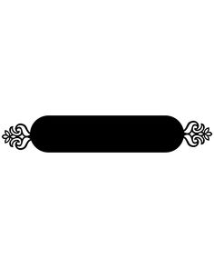 a black and white photo of a rectangular object with scroll designs on the border,