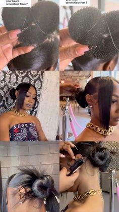 Dresses For Nice Dinner, Hairstyles For Vegas For Black Women, Two Low Space Buns Black Women, Heart Updo Hairstyles, Hair For Prom Black Women, 90s Hair Styles Black Women, Good Protective Styles For Natural Hair, Sleek Styles Black Women, Natraul Hair Styles For Black Women