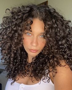 Long Natural Curly Hair, Curly Hair Accessories, New Routine, Layered Curly Hair, Mixed Hair