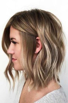 Trendy Medium Length Hairstyles For Thick Hair ★ Hairstyles For Thick Hair, Medium Length Hairstyles, Bob Hairstyles For Thick, Short Hairstyles For Thick Hair, Medium Long Hair, Haircut For Thick Hair, Trending Hairstyles, Hair Stuff