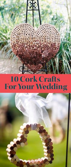 the top 10 cork crafts for your wedding