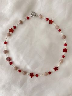 NECKLACES Cheap Adjustable Star-shaped Beaded Necklaces, Affordable Red Jewelry With Star Charm, Star-shaped Beaded Chain Necklace For Gift, Star-shaped Beaded Necklaces For Gifts, Red Star-shaped Beaded Jewelry, Star-shaped Beaded Necklace For Gift, Red Necklace With Star Charm For Gift, Red Necklace With Star Charm As Gift, Gold Beaded Necklace