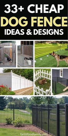 dog fence ideas and designs for the backyard