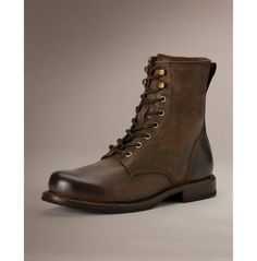 Men Brown Combat Boot, Lace Up Military Boots, Handmade Leather Boot Brown Combat Boots, Handmade Leather Boots, Quality Leather Boots, Combat Boots Men, Custom Design Shoes, Mens Boots Fashion, Mens Leather Boots, Frye Boots, Combat Boot