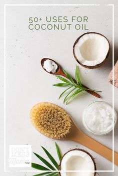 Learn how to use coconut oil for your home, for beauty and even for health and wellness. Check out these 50+ uses for coconut oil. #coconutoil #coconutuses @dontmesswithmom Uses For Coconut Oil, Oil Image, Coconut Oil Face Mask, Coconut Oil Beauty, Trail Mix Recipes, Diy Coconut Oil, Coconut Oil Skin Care, Coconut Oil Recipes, Coconut Oil Pulling