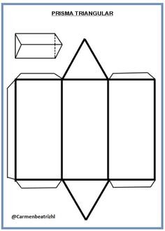 an origami box is shown in the shape of a rectangle with one side missing