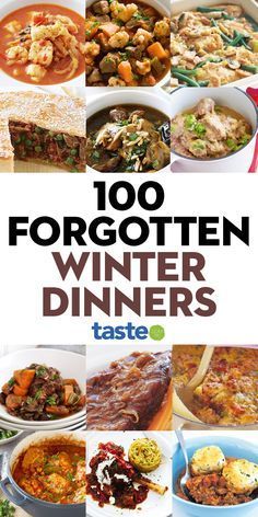 the cover of 100 forgotten winter dinners