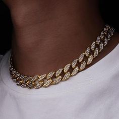 Hip Hop Bling, Ebay Business, Miami Cuban Link Chain, Miami Cuban Link, Cuban Link Chain Necklaces, Gold Chains For Men, Mens Chain Necklace, Miami Cuban