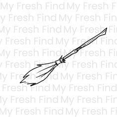 a black and white drawing of an umbrella with the words fresh my fish on it