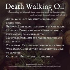 How To Leave Offerings For Deities, Witch Ancestors, Summoning Spirits, Magick Oil, Samhain Ritual