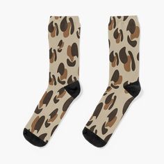 Super soft all-over printed knit socks with extra cushioning in the sole. Suitable for men and women. animal print Cheetah Print Socks, Idowela Leopard Socks, Leopard Spots, Socks For Sale, Knitting Socks, Animal Print, Multi Color, Socks, Knitting