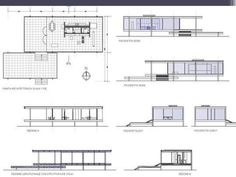 some drawings of different types of houses