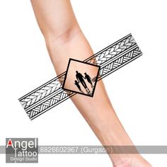 an image of two people holding hands with their arm wrapped around the wrist and another person's hand behind them