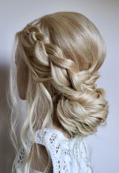 Bridal Bun, Boho Wedding Hair