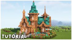 an image of a house made out of bricks with the words, how to build a castle