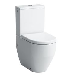 a white toilet bowl with the lid up