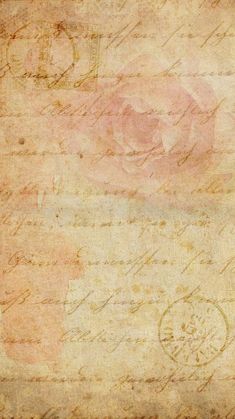 an old paper with writing on it and a rose in the middle, is shown