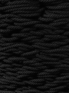 the texture of black rope is very dark