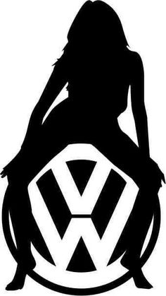 the silhouette of a woman sitting on top of a wordpress logo