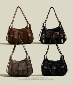 Motorcycle All-match Shoulder Messenger Bag – The Moon Fashion Boutique Big Shoulder Bags Aesthetic, Cute Off The Shoulder Tops, Uni Bags Handbags, Casual Shoulder Bag, Grunge School Bag, Sewed Bag, Leather Bag Aesthetic, Slouchy Bags, Leather Bag Outfit