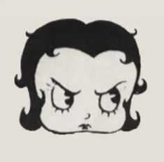 Betty Boop, Dark Hair, Hair, White, Black