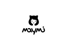 the logo for invym, an online store that sells cat - like items