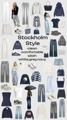 School Outfit With Shorts, Fall Must Haves Outfits, On Trend Outfits 2024, Stockholm Style Wardrobe, Stoklohom Style, 2011 Fashion Outfits, Stockholm Style School Outfits, Stockholm Style Winter Outfits