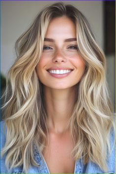 Easy and cute hairstyles for school girls to keep them stylish and confident throughout the day. Discover trendy looks now. Best School Hairstyles, Soft Autumn Hair Color Blonde, Fall Blonde Hair Color Low Lights Caramel Highlights, Autumn Blonde Hair, Hair Beachy Waves, Edgy Blonde Hair, Easy And Cute Hairstyles, Beachy Blonde Hair