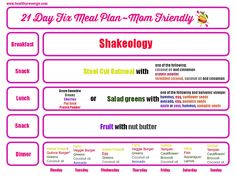 Meal Ideas for a Simple 21 Day Fix | Healthy Revenge 21 Day Fix Vegetarian, 21 Day Fix Menu, 21 Day Fix Plan, 21 Day Fix Ideas, Beachbody 21 Day Fix, 21 Day Meal Plan, 21 Day Fix Diet, 21 Day Diet, 21 Day Fix Meal Plan