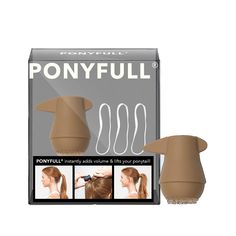 PRICES MAY VARY. HIGH-QUALITY HAIR TOOL: Expertly crafted using elastic with a self-gripping material on the end, the Kitsch PONYFULL Ponytail Volume Enhancer allows you to create a fuller, thicker, more voluminous-looking pony in just minutes. INSTANTLY THICKENS PONYTAIL: Essential for elevating thin, lackluster ponytails to show-stopping ponies, this patent-pending, styling tool slides into your ponytail effortlessly and comfortably ��– adding fullness and height to your hair without extensions. Kitsch Ponyfull, Full Ponytail, Stylish Ponytail, Perfect Ponytail, Professional Hair Tools, Blonde Ponytail, Lifeless Hair, Balayage Hair Blonde, Make Up Remover