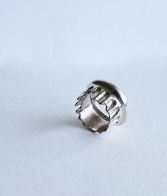 The Fragment ring is inspired by the timeless beauty of ancient Greek columns and designed with a bold, modern edge. Perfectly blending ancient architecture with a brutalist, grunge, and dark fashion aesthetic, this chunky silver ring is a standout piece for those who love unconventional style. The chunky, textured design embodies the raw, industrial feel of brutalist fashion, while the ancient Greek column motif adds a layer of historical significance and elegance. If you have any questions or Brutalist Silver Rings As A Gift, Engraved Sterling Silver Brutalist Jewelry, Brutalist Sterling Silver Rings, Brutalist Jewelry Vintage, Gold Brutalist Hand-cast Jewelry, Greek Columns, Architectural Jewelry, Chunky Silver Rings, Star Ring