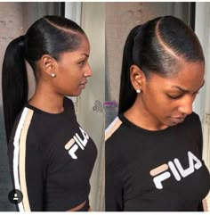 Long Ponytail Hairstyles, Slick Ponytail, Black Hair Updo Hairstyles, Weave Ponytail Hairstyles, Sleek Ponytail Hairstyles, Weave Ponytail, Black Ponytail Hairstyles, Hair Summer, Hair Ponytail Styles