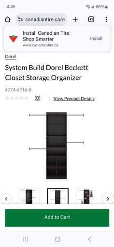 an app showing how to use the system in order to organize and store your items