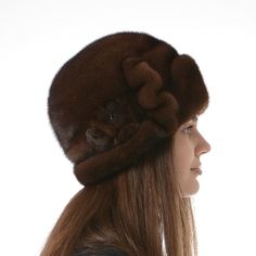 Winter Brown Top Hat With Short Brim, Winter Brown Short Brim Top Hat, Brown Short Brim Hat For Winter, Brown Winter Hat With Short Brim, Winter Short Brim Brown Top Hat, Brown Curved Brim Mini Hat For Winter, Brown Flat Brim Cloche Hat For Winter, Winter Flat Brim Cloche Hat, Brown Mini Hat With Short Brim For Winter