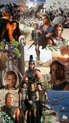 #troy #achilles #hector #paris #bradpitt #troywar #movie #greekmythology #patroclus Troy Movie Aesthetic, Troy Doherty, Paris Troy, Hector Of Troy