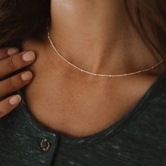 Littlefield Lane Satellite Necklace - Albion Satellite Necklace, Gold Finish, Beautiful Necklaces, Product Launch, Silver Necklace, Sterling Silver, Silver