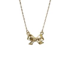 Gold Butterfly Knot Necklace For Gift, Gold Necklaces With Butterfly Knot For Gift, Gold Necklace With Butterfly Knot For Gift, Elegant Gold Necklace With Decorative Bow, Gold Bow Necklace For Party, Gold Necklace With Bow For Party, Adjustable Necklace With Decorative Bow, Gold Necklace With Ribbon For Gift, 14k Gold Bow Jewelry