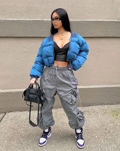 Women Hypebeast Outfits, Baggy Bottoms, Edgy Casual Style, Jenny Lin, Hypebeast Outfits, Hypebeast Women, Street Style Edgy, Tomboy Style Outfits