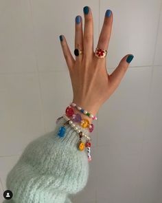 Rainbow Bracelet, Minimalist Nails, Dream Nails, Short Acrylic Nails, Gel Manicure, Cute Acrylic Nails, Acrylic Nail Designs