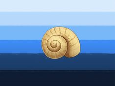 an image of a snail that is floating in the air above the ocean water and blue sky